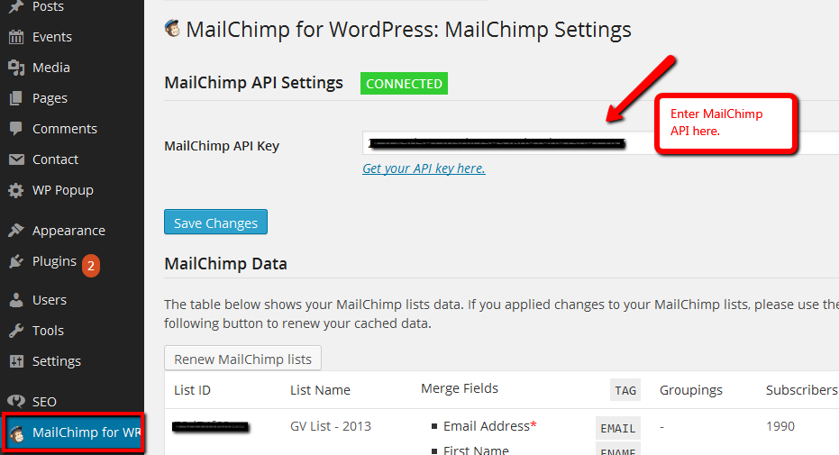 mailchimp-wp